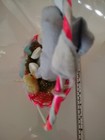 Easter 1960s Felt Rabbit, Spun Cotton Chick Adorable Basket — photo 5