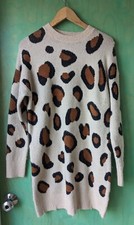 Lumiere Leopard Sweater Dress Size Small 