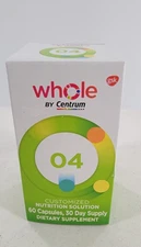 NEW Whole By Centrum 04 Customized Nutrition Solution C E Niacin Biotin 2025