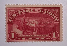 TRAVELSTAMPS: 1913 US SCOTT #Q1 ,1c PARCEL POST OFFICE CLERK MNH MINT OG
