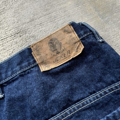 じょーかー Vintage Joker Brand Jean Shorts Men 36 Baggy Streetwear Hip
