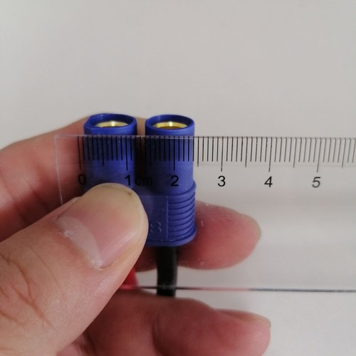RC Female EC8 8mm Bullet Connector Plug to OT-M6-Style 50CM 10AWG Silicone Cable - Picture 9 of 17