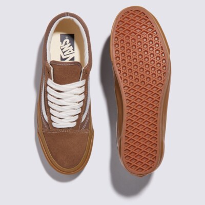 VANS Premium Old Skool VN000D560E0 Gum Sepia Brown Mens Womens US