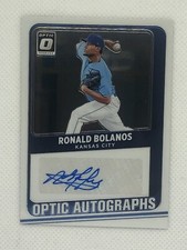2021 Donruss Optic Baseball Ronald Bolanos Optic Autographs #OA-RB Royals