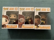 Funko Pop Star Wars Lot Han Solo 238 Chewbacca 239 Lando Calrissian 240 NIB
