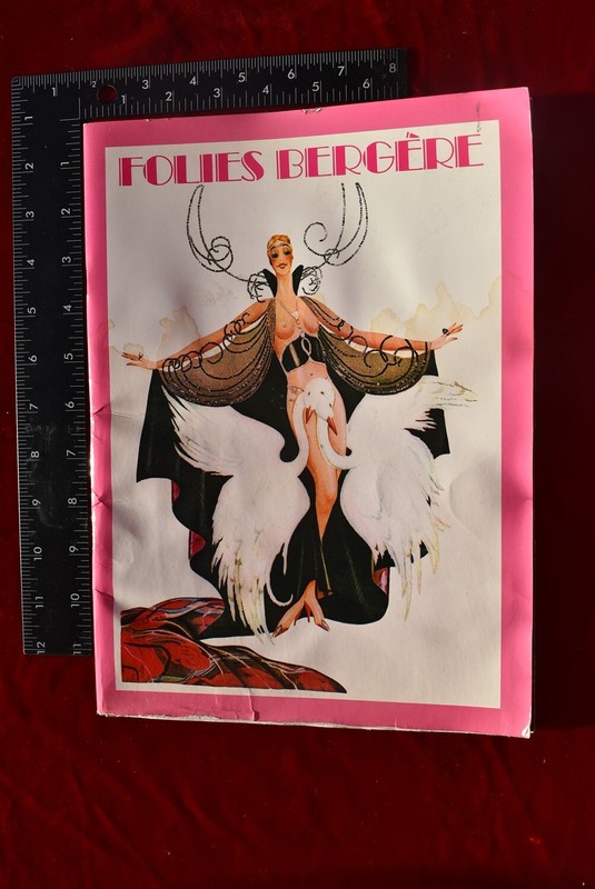 FOLIES BERGERE Follies ESTELLE showgirls PARIS Musical Souvenir Program Book