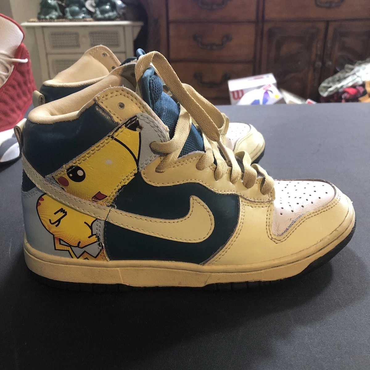 Nike Dunk Pokemon Pikachu Basketball Shoes Sneakers 8 By Carliequeen 4 | eBay