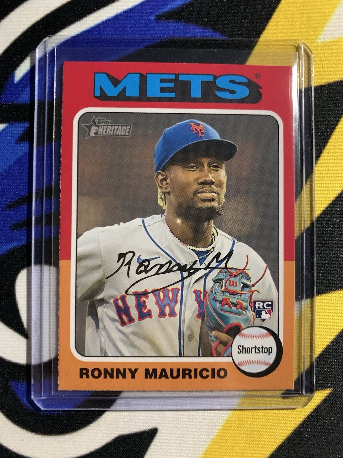 Ronny Mauricio 2024 Topps Heritage #296 Rookie RC Base Mets
