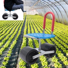 Rolling Garden Scooter Garden Cart Seat With Wheels 360 Swivel Seat Garden Stool