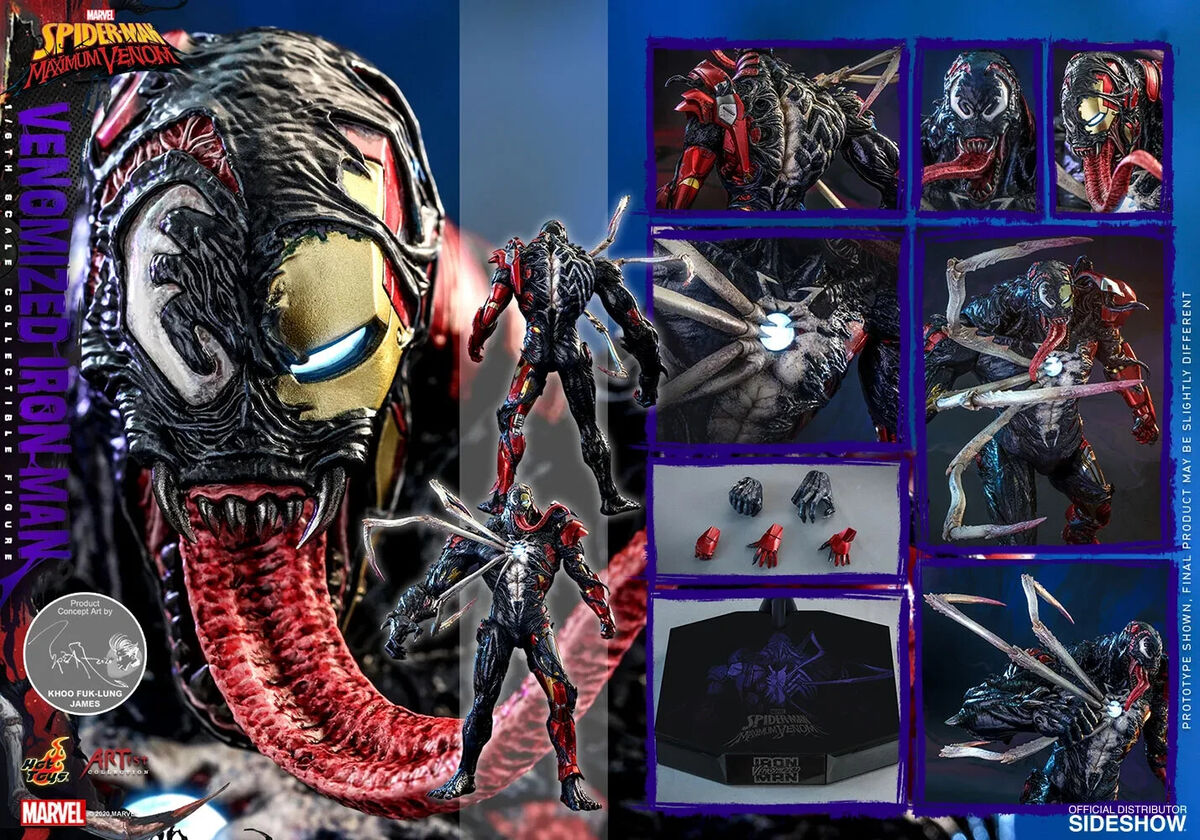 開催中セール一覧 Hot Venom Maximum Man Iron Venomized Figure Scale 1/6 Toys その他