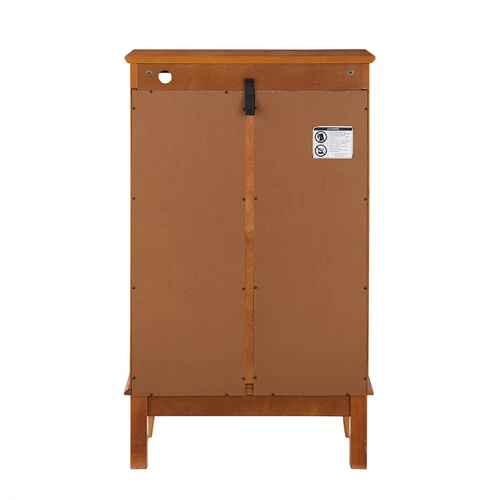 3-Tier Curio Cabinet w/ 2 Tempered Glass Doors,Lighted Display Cabinet for Home - Picture 34 of 38