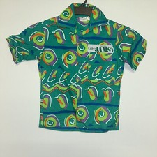 Vintage 1990 s Original Jams Boys Hawaiian Shirt, Deadstock NWT, Size Small