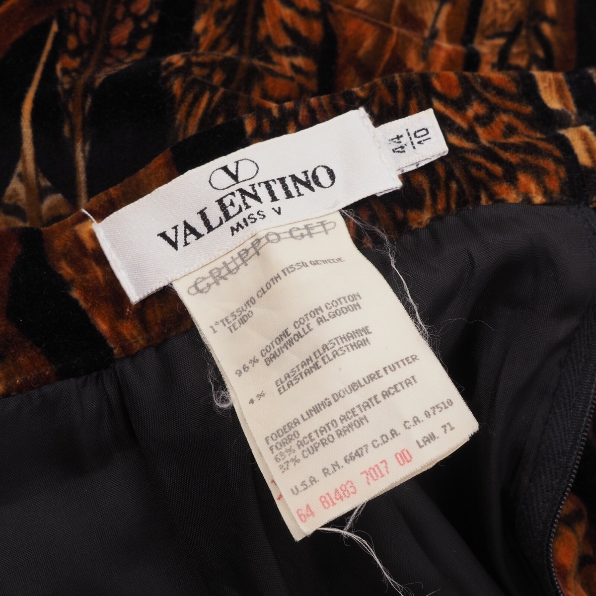 VALENTINO（MISS V） イタリア製 ツイードスカート I44 VALENTINO（MISS V） イタリア製 ツイードスカート I44