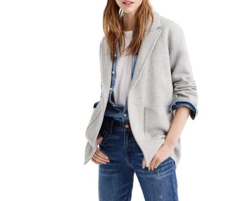 J Crew Sophie open-front sweater-blazer 