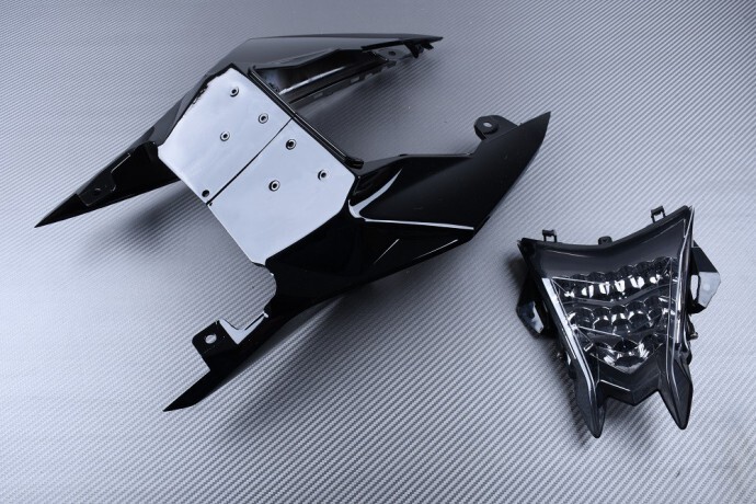 Carénage arrière noir de remplacement et feu arrière fumé BMW S1000RR