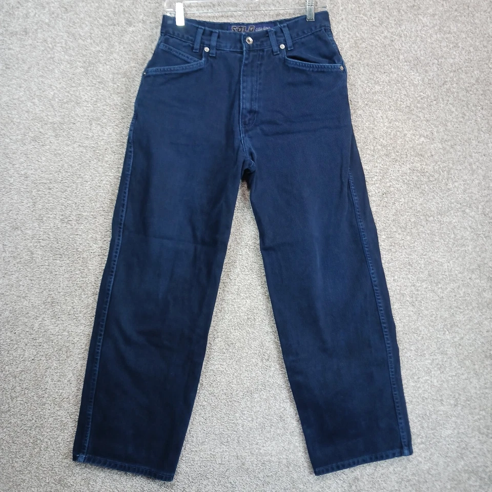 Jeans Solo Semore de Colección Para Hombres 30 Azul Denim Algodón Años 90 Y2K EE. UU. Sueltos Hip Hop Foto 2 de 4