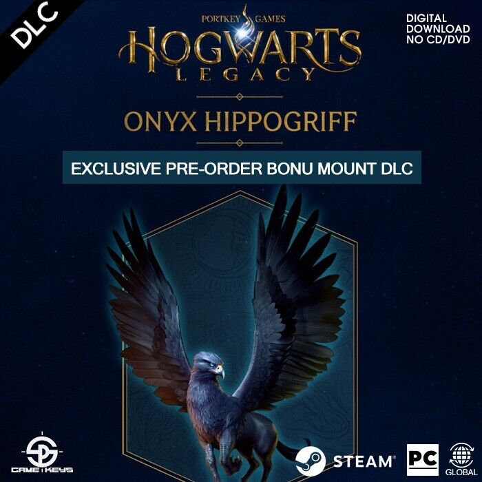 Hogwarts Legacy - Onyx Hippogriff Mount pre-order bonus DLC Steam Key PC  GLOBAL