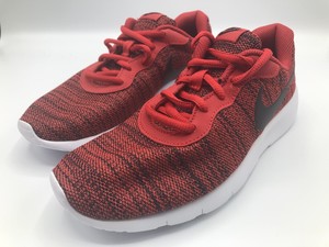 nike tanjun red and black