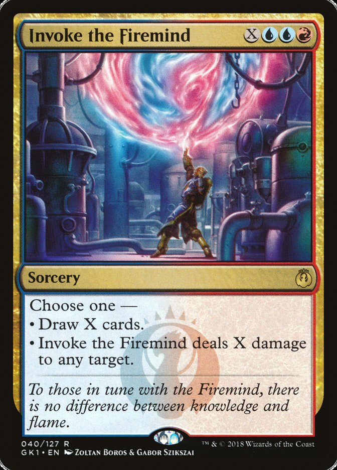 Invoke the Firemind [Guilds of Ravnica Guild Kit] Magic MTG