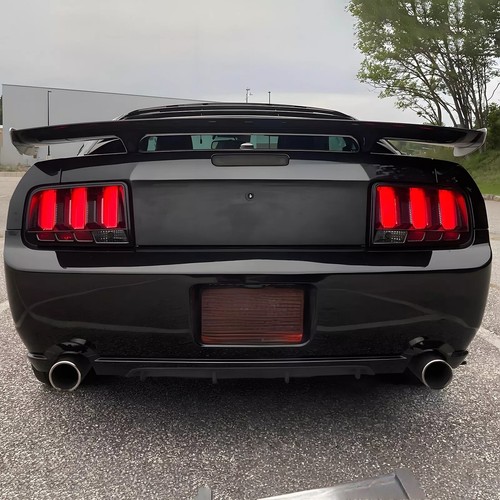 Pair LED Tail Lights For 2005-09 Ford Mustang Rear Brake Lamps Black Red LH RH - Zdjęcie 17 z 17