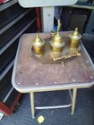vintage brass big set desk ink — photo 1