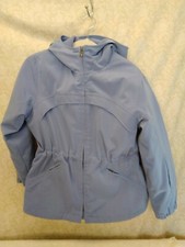 Pacific Trail Girl s Blue Full Zip Hooded Fleece Lined Winter Coat Jacket Size L
