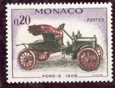 STAMP / TIMBRE DE MONACO N° 564 ** AUTOMOBILE / FORD S. 1908