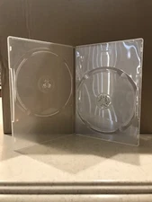 Maxtek Clear Slim 2 Disc CD/DVD/Blu-Ray Case