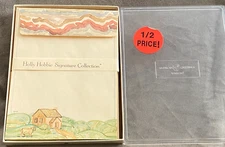 Vintage 1981 American Greetings Hollie Hobbie Signature Stationery Set ~ Unused