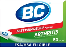 Pain Relief Powder, Arthritis Pain, 50 Ct (Pack of 1)