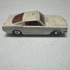 Vintage Lesney Matchbox Series White Ford Mustang w/ Steering No. 8. Loose