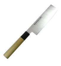 Global bunmei coltello usuba affilatura simmetrica cm 18 linea con manico in leg