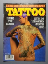 original vintage '92 intl tattoo art 1 mag col todd bob shaw photos cards flash