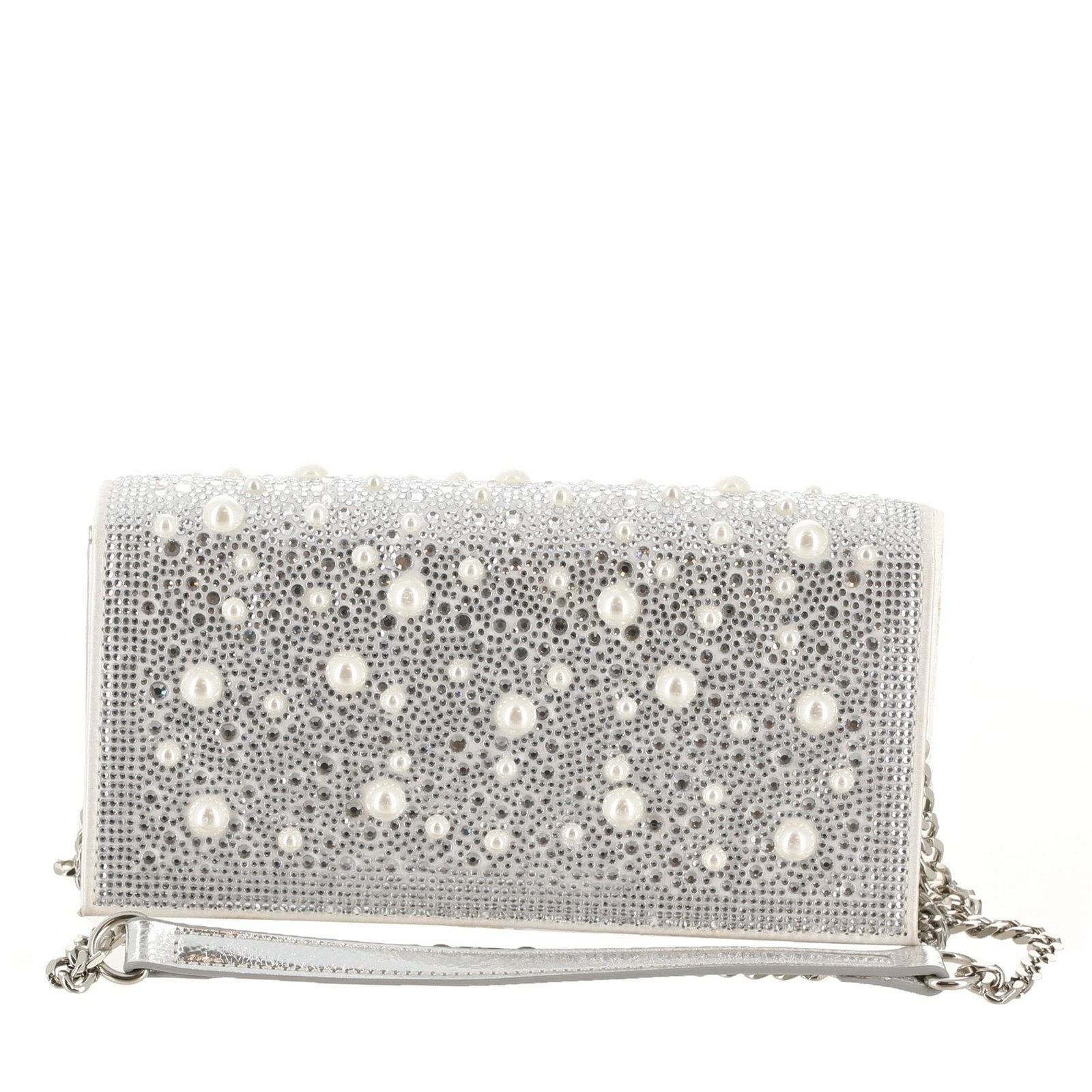 Betsy Johnson Flap Sparkler Silver