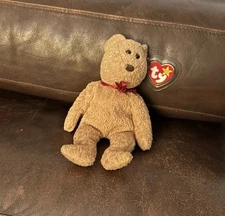 Ty Original Beanie Baby Curly The Bear 1996