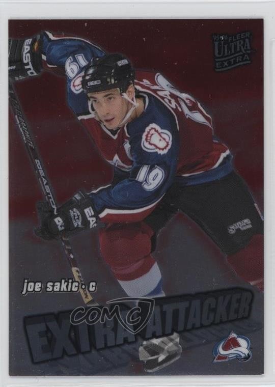 1995-96 Fleer Ultra Extra Extra Attacker Joe Sakic #17 HOF 0cp0