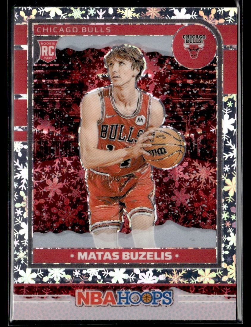 2024-25 Hoops Premium Stock Winter Matas Buzelis RC Chicago Bulls #241