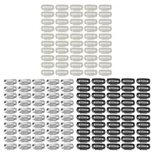50pcs Hair Extension Clips Set Stainless Steel DIY 8 Teeth Snap Comb Wig Clips