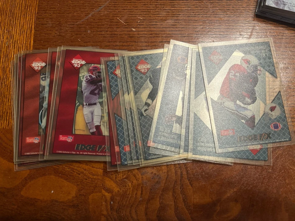 Cartões de futebol americano F/X Collectors Edge Edge - Imagem 2 de 4