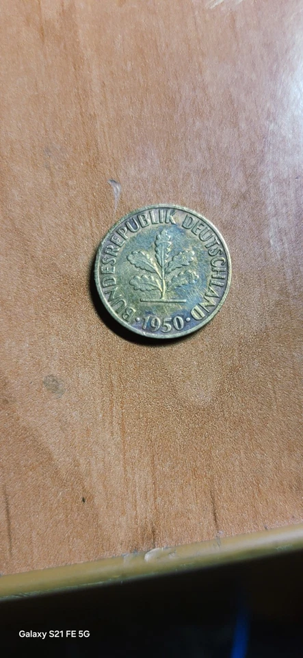 5 Pfenning 1950 J,5 Pfennig 1950 G, 5 Pfennig 1950F, - Bild 3 von 4