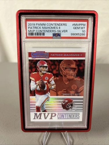 2019 Panini Contenders-MVP Contenders Silver #MVP-PM Patrick Mahomes/75 Low Pop