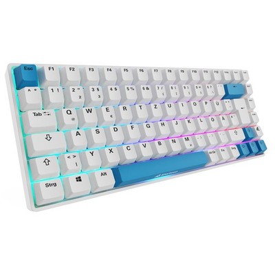 Sharkoon SKILLER SGK50 S3 PBT, Gaming-Tastatur, weiß