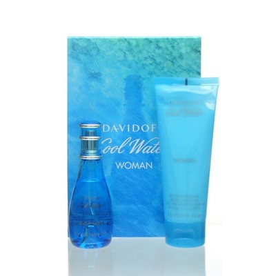Davidoff Cool Water Woman Set Eau de Toilette 30 ml + Bodylotion 75 ml NEU OVP