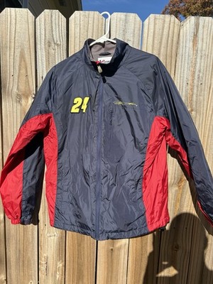 VTG CHASE AUTHENTIC JEFF GORDON #24 DUPONT MOTORSPORT NYLON JACKET XL BLUE & RED