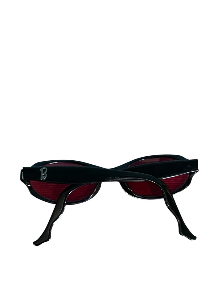 VINTAGE ALAIN MIKLI FOR BARBIE BLACK " LEGS " B402 FRANCE SUNGLASSES 1980'S - Image 2 of 4