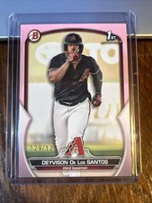 Deyvison De Los Santos 2023 Bowman Prospects Pink #BP-116 EX Range Corners /175