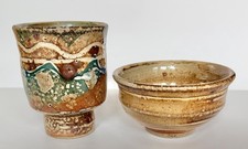 Suzy Atkins, Le Don Du Fel, Salt Glazed Tea Bowl & Cup