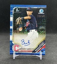 2019 Bowman Chrome 1st Prospects Brayan Rocchio Auto Blue Refractor /150 #CPA-BR
