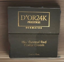 New D'OR24K Prestige Dermatox Bio Thermal Red Caviar Cream 50 ml 1.7 fl oz