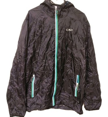 CMP Herren Regenjacke 3000 mm wasserdicht Anthrazit mit Reißverschluss Gr. XL